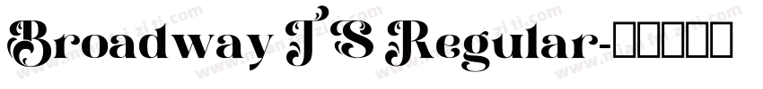 Broadway TS Regular字体转换